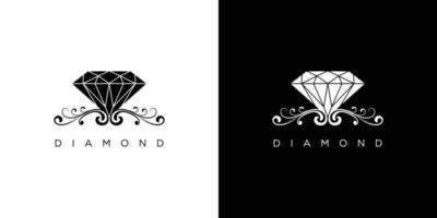 modern och lyx diamant logotyp design vektor