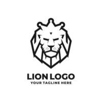 Löwe-Logo-Design-Vektor vektor