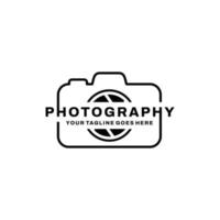 fotografi logotyp design vektor. kamera logotyp vektor