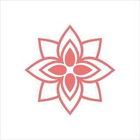 Lotusblumen-Logo. Vektor-Design-Vorlage von Lotus-Symbolen skizzieren Stil für Öko, Schönheit, Spa, Yoga vektor