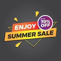Sommer-Sale-Angebot vektor