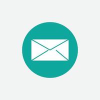 kuvert post gränssnitt företag nyhetsbrev kommunikation e-post ikon vektor