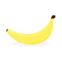 Cartoon-Bananen-Vektor-Illustration. tropische früchte der karikatur vektor