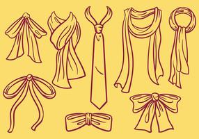 Kostenlose Cravat Icons Vektor