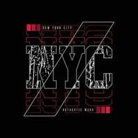 New York urbane Vektorillustration und Typografie, perfekt für T-Shirts, Hoodies, Drucke usw. vektor