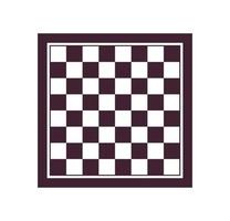 schackbräde och rutig mörk vit schackbräde strategi spel, intelligent hobby aktivitet, konkurrens eller turnering begrepp platt vektor illustration.
