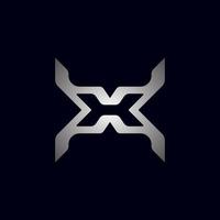luxus-buchstabe x-logo-illustrationsdesign für ihr unternehmen oder geschäft vektor