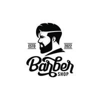 Barbershop logotyp vektor