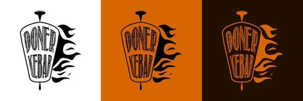 Döner-Logo. vektor