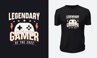 Gaming-T-Shirt-Design vektor