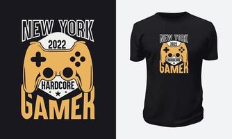 gaming t-shirt design vektor