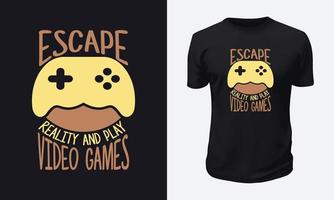 Gaming-T-Shirt-Design vektor