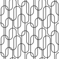 sömlös abstrakt kedja mönster, svart och vit textur vektor