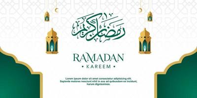 ramadan kareem bakgrundsdesign. vektorillustration för gratulationskort, affischer och banderoller vektor