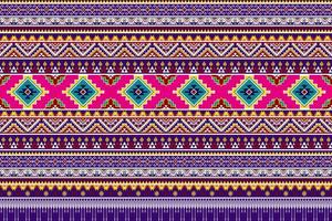 Ikat abstraktes geometrisches ethnisches Musterdesign. aztekischer Stoff Teppich Mandala Ornament ethnische Chevron Textildekoration Tapete. Stammes-Boho einheimischer ethnischer Truthahn traditioneller Stickereivektor vektor