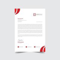 professionell kreativ modern affärsföretag mall för brevpapper gratis vektor a4 storlek