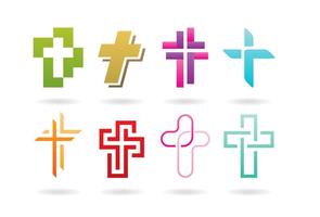 Kreuz Logos vektor