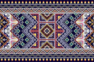 geometrisk abstrakt etnisk mönsterdesign. Aztec tyg matta mandala ornament textil dekorationer tapet. tribal boho infödda etniska kalkon traditionell broderi vektor bakgrund