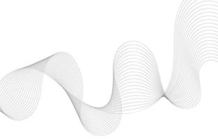 abstrakt ljudvåg linje bakgrund vektor