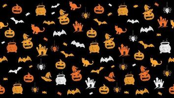 adobe illustrator artworkhalloween symbole handgezeichnete illustrationen vektor