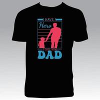Papa-T-Shirt-Design vektor
