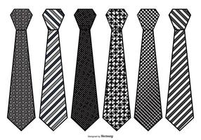 Mens vector tie set