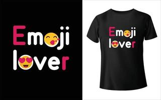 Welt-Emoji-Tag-T-Shirt-Design Happy Every Day Emoji-T-Shirt-Design Emoji-T-Shirt-Design Neues Emoji-T-Shirt-Design vektor