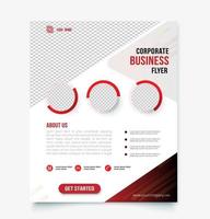 Corporate-Business-Flyer-Design-Vorlage. vektor