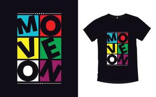 motiverande citat modern kreativ typografi t-shirt och muggdesign vektor