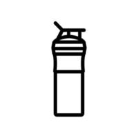 flytande sport shaker ikon vektor disposition illustration