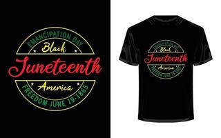 juneteenth t-shirt design vektor