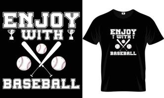 baseball t-shirt design vektor