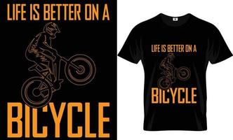 cykling t-shirt design vektor