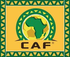 Caf-Symbol-Logo African Cup Fußball-Design-Vektor-Illustration vektor