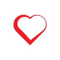 kärlek, hjärta, ikon knappen. vektordesign lämplig för webbplats, appar etc. vektor