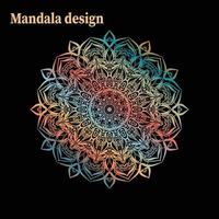 dies ist ein Mandala-Design vektor