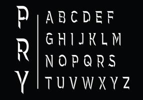 Fasad vektor font