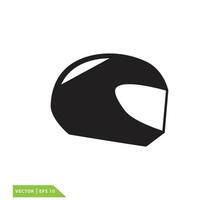 Helm-Symbol Vektor-Logo-Design-Vorlage vektor