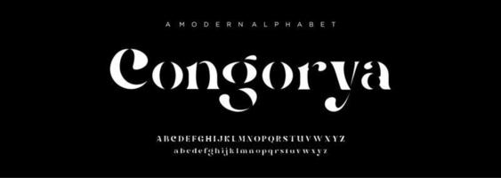 alphabet buchstaben schriftart elegant genial vektor