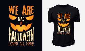 Halloween-T-Shirt-Design vektor