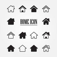 Home Icon Set vektor