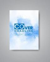 Karten mit Aquarellhintergrund. design für ihr cover, datum, postkarte, banner, logo. vektor