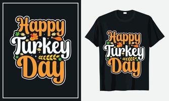 Thanksgiving-T-Shirt-Design-Vektordruck vektor