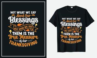 Thanksgiving-T-Shirt-Design-Vektordruck vektor