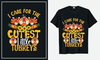 Thanksgiving-T-Shirt-Design-Vektordruck vektor