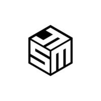 Smy-Buchstaben-Logo-Design mit weißem Hintergrund in Illustrator, Vektor-Logo moderner Alphabet-Schriftart-Überlappungsstil. Kalligraphie-Designs für Logo, Poster, Einladung usw. vektor