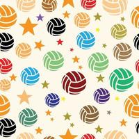 volleyboll sömlösa mönster vektor
