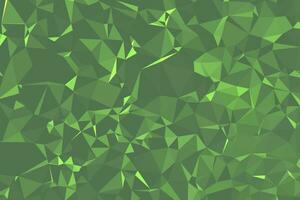 abstrakt mörk grön geometrisk polygonal bakgrund molekyl och kommunikation. begrepp av de vetenskap, kemi, biologi, medicin, teknologi. vektor