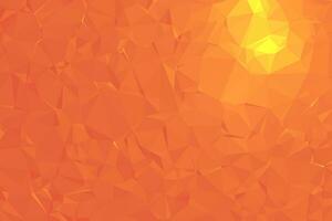 Vektor orange Polygon abstrakter moderner polygonaler geometrischer Dreieckhintergrund.