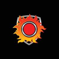 Sonne Sonnenschutz modernes kreatives Logo vektor